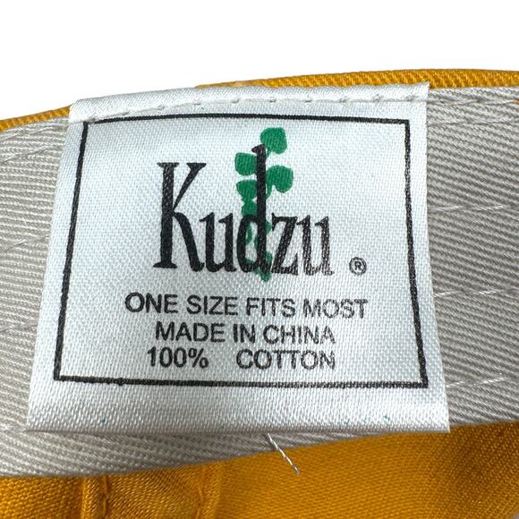 Vintage Ford Outfitters Strapback Dad Hat Burnt Yellow Adult Hook & Loop Cap New - Picture 9 of 9